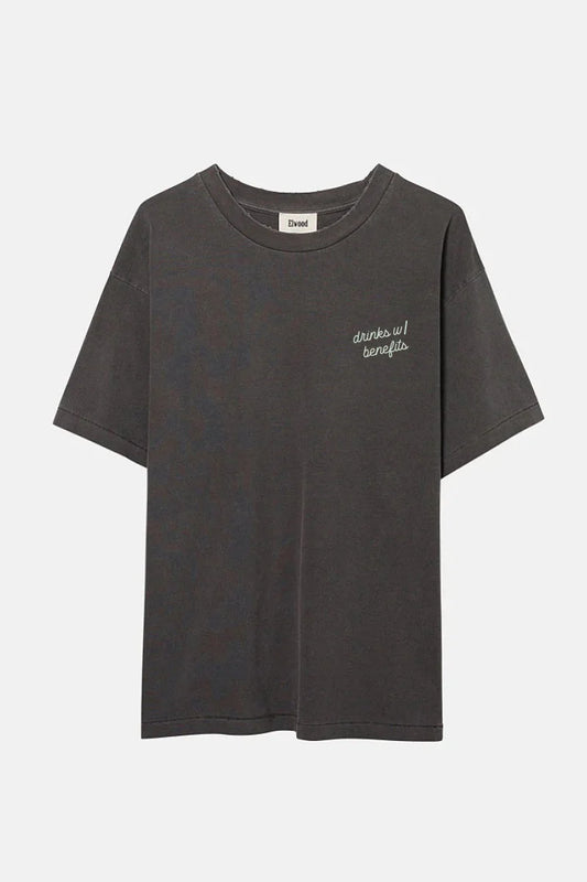 drinks w/benefits grey oversized tee