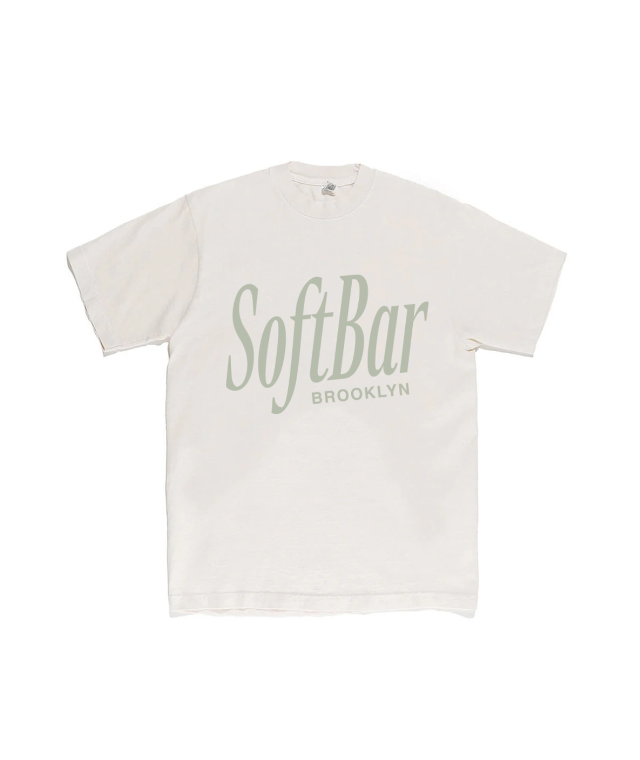 Soft Bar Brooklyn oversized white tee