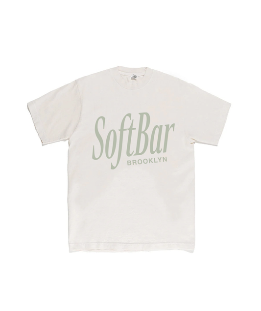 Soft Bar Brooklyn oversized white tee